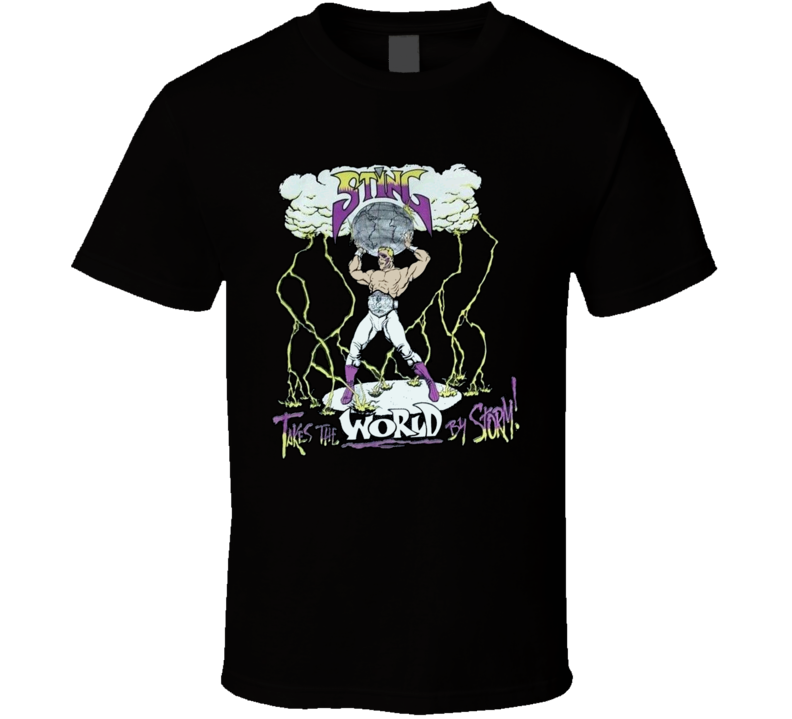 Sting WCW Retro Wrestling Legend T Shirt Sting WCW Retro Wrestling Legend T Shirt