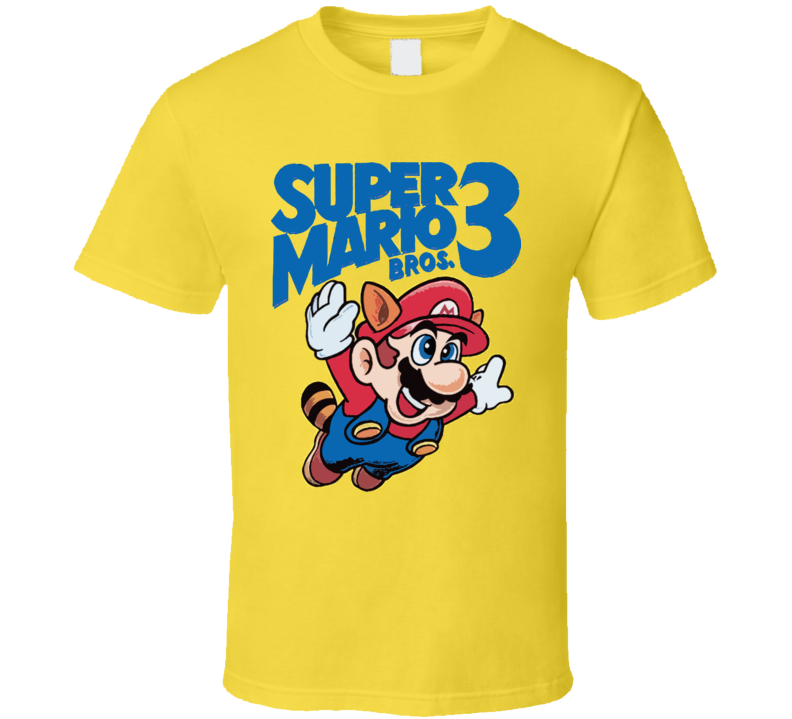 Super Mario Bros. 3 Nintendo Retro T Shirt Super Mario Bros. 3 Nintendo Retro T Shirt