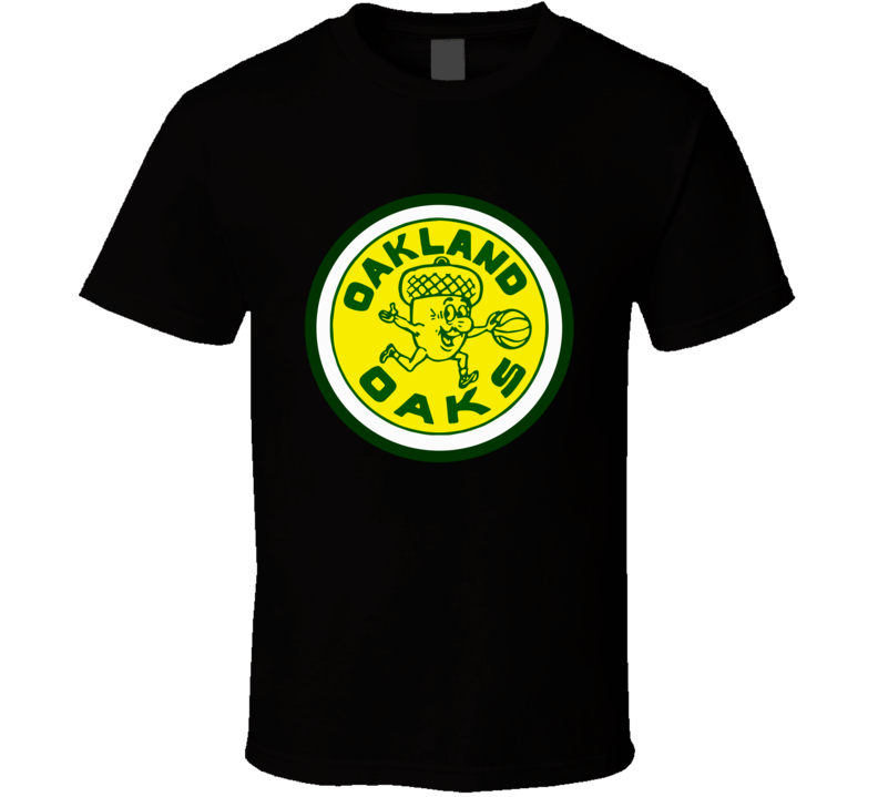ABA Oakland Oaks Retro Basketball T Shirt ABA Oakland Oaks Retro Basketball T Shirt