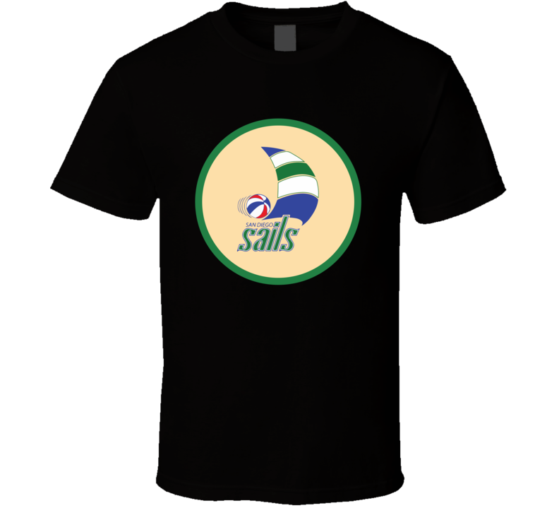 San Diego Sails ABA Retro Basketball T shirt San Diego Sails ABA Retro Basketball T shirt