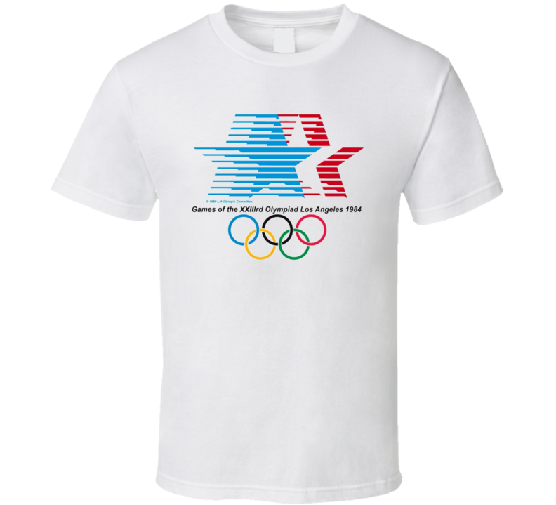 Los Angeles 1984 Summer Olympics T Shirt Los Angeles 1984 Summer Olympics T Shirt