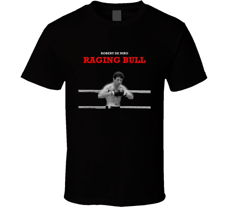 Raging Bull Robert De Niro Retro Movie T Shirt Raging Bull Robert De Niro Retro Movie T Shirt