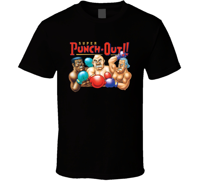 Super Punch Out Boxing Snes Video Game T Shirt Super Punch Out Boxing Snes Video Game T Shirt