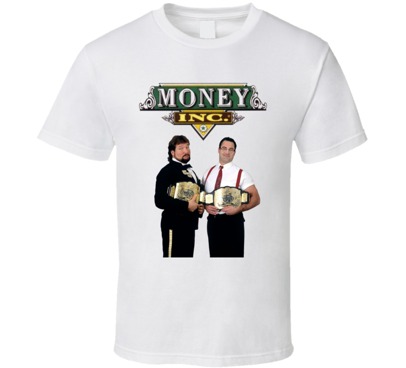 Money Inc. Million Dollar Man Irs Tag Team Wrestling T Shirt Money Inc. Million Dollar Man Irs Tag Team Wrestling T Shirt