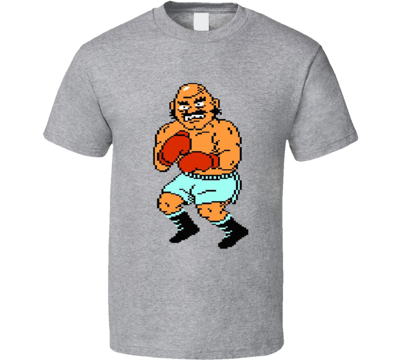 Bald Bull Mike Tyson's Punchout 8 Bit Character T Shirt Bald Bull Mike Tyson's Punchout 8 Bit Character T Shirt