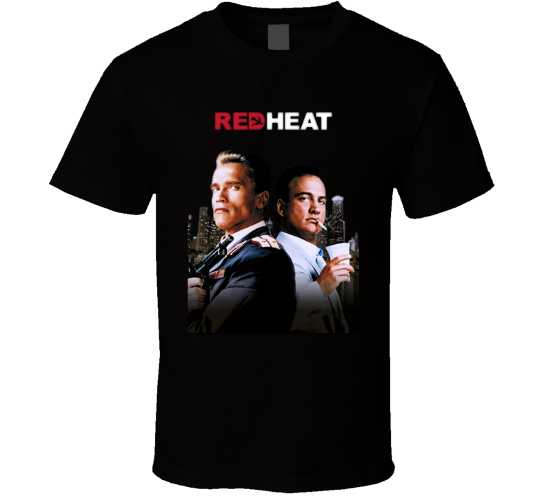 Red Heat Schwarzenegger 80's Action Movie T Shirt Red Heat Schwarzenegger 80's Action Movie T Shirt