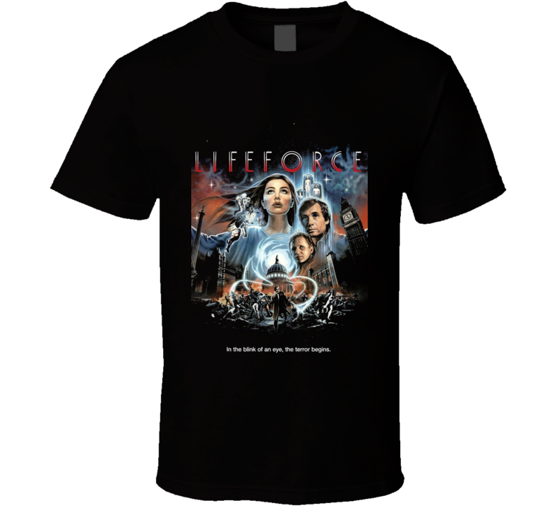 Lifeforce Retro 80's Science Fiction Movie T Shirt Lifeforce Retro 80's Science Fiction Movie T Shirt