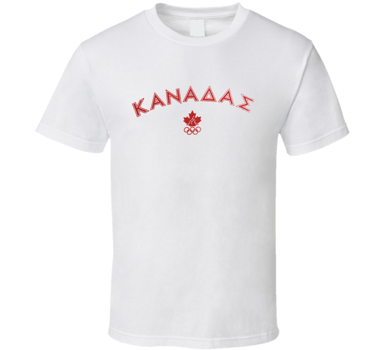 Canada Athens 2004 Summer Olympics T Shirt Canada Athens 2004 Summer Olympics T Shirt