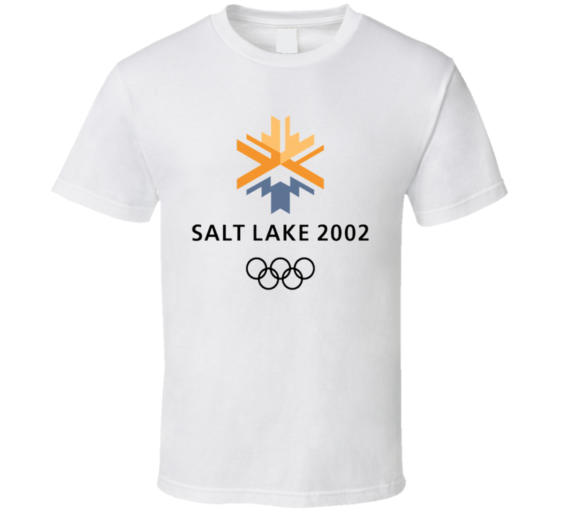 2002 Salt Lake City Usa Olympics Logo T Shirt 2002 Salt Lake City Usa Olympics Logo T Shirt