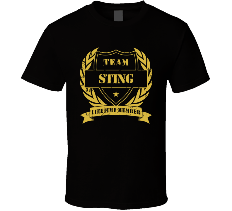 Sting Wcw Team Lifetime Member Wrestling T Shirt Sting Wcw Team Lifetime Member Wrestling T Shirt