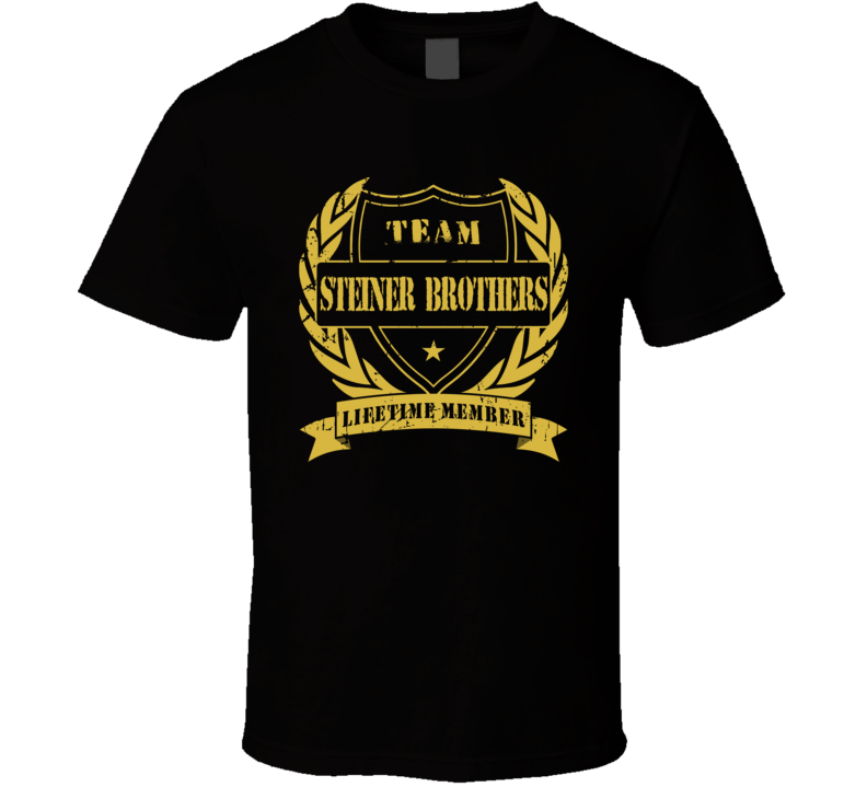 Steiner Brothers Team Lifetime Member Wrestling T Shirt Steiner Brothers Team Lifetime Member Wrestling T Shirt