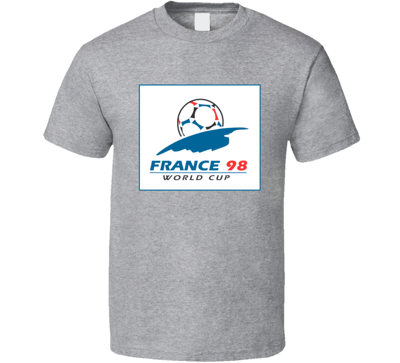 World Cup France 1998 Logo Soccer T Shirt World Cup France 1998 Logo Soccer T Shirt