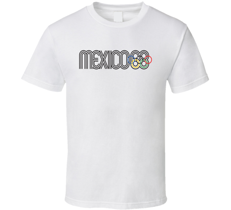 Mexico 1968 Olympics Logo T Shirt Mexico 1968 Olympics Logo T Shirt