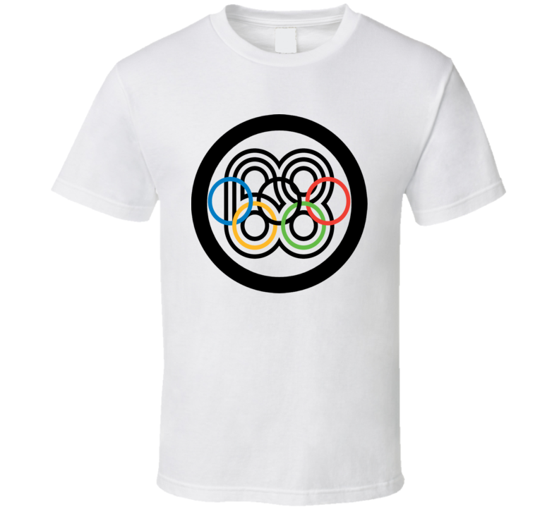 1968 Mexico Host Olympics Logo T Shirt 1968 Mexico Host Olympics Logo T Shirt