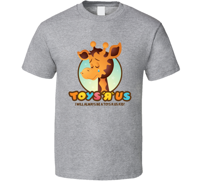 Toys R Us Giraffe Kids Toys Grey T Shirt Toys R Us Giraffe Kids Toys Grey T Shirt