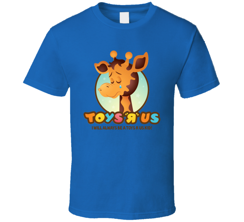 Toys R Us Giraffe Kids Toys Blue T Shirt Toys R Us Giraffe Kids Toys Blue T Shirt