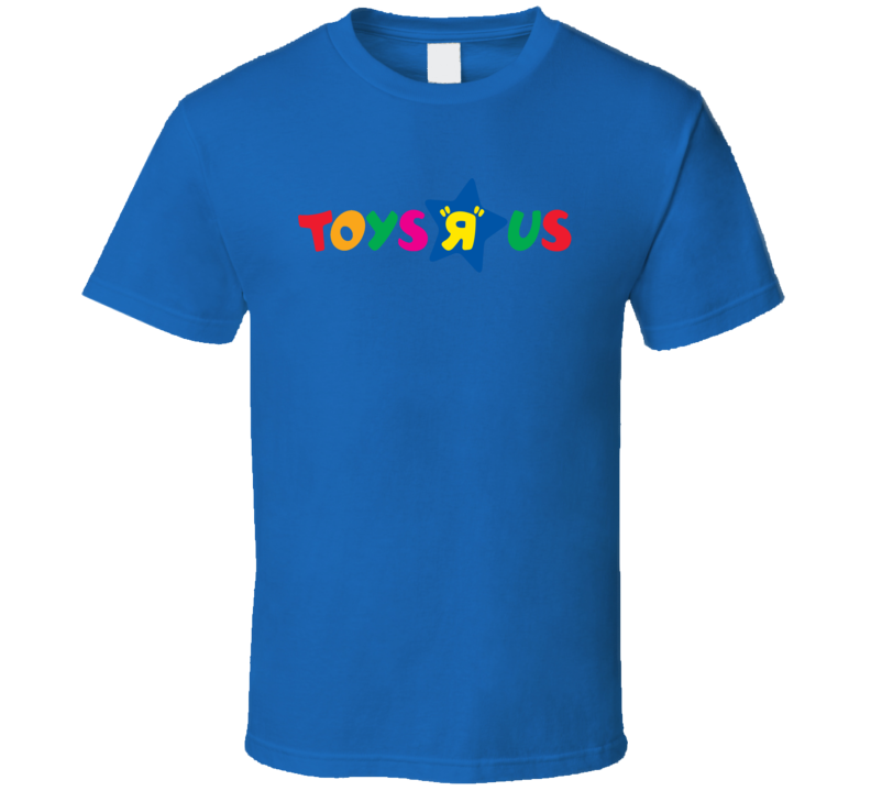 Toys R Us Retro Kids Store Logo Blue T Shirt Toys R Us Retro Kids Store Logo Blue T Shirt