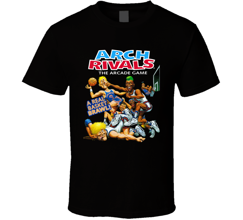 Arch Rivals Arcade Game Retro Video Game T Shirt Arch Rivals Arcade Game Retro Video Game T Shirt