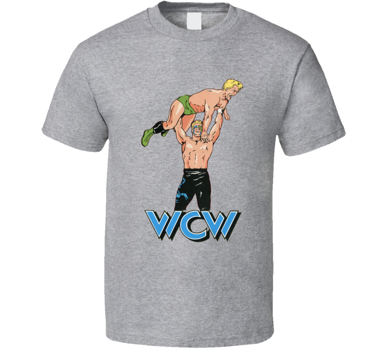 Wcw Sting Retro Cool Old School Wrestling Grey T Shirt Wcw Sting Retro Cool Old School Wrestling Grey T Shirt