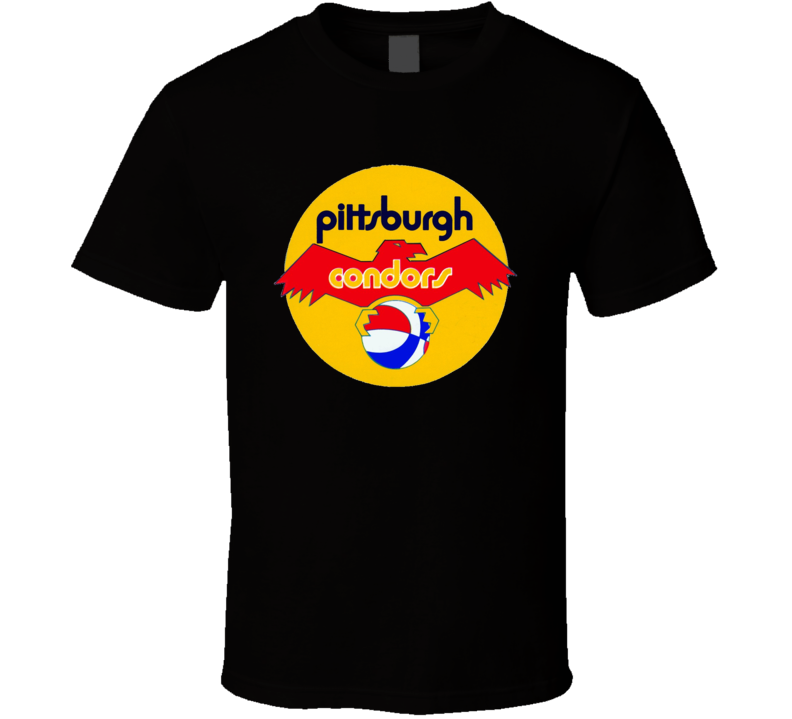 Pittsburgh Condors Aba Retro Basketball T Shirt Pittsburgh Condors Aba Retro Basketball T Shirt