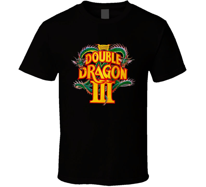 Double Dragon 3 Retro Video Game T Shirt Double Dragon 3 Retro Video Game T Shirt