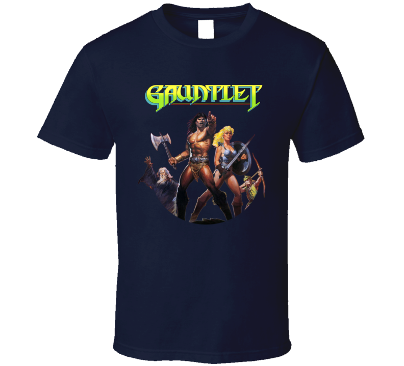 Gauntlet Nes Box Art Video Game T Shirt Gauntlet Nes Box Art Video Game T Shirt