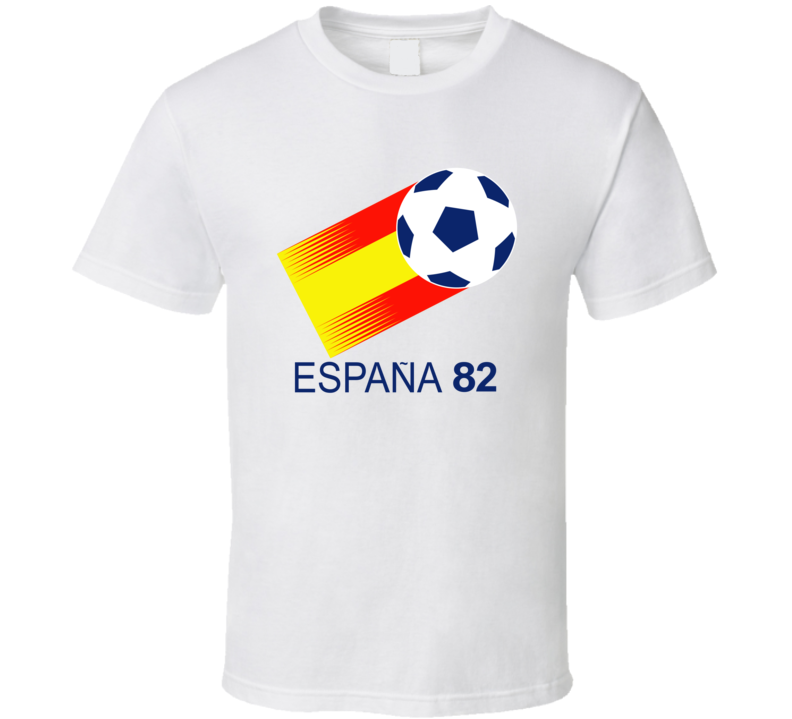 World Cup 1982 Spain Host Logo Soccer T Shirt World Cup 1982 Spain Host Logo Soccer T Shirt