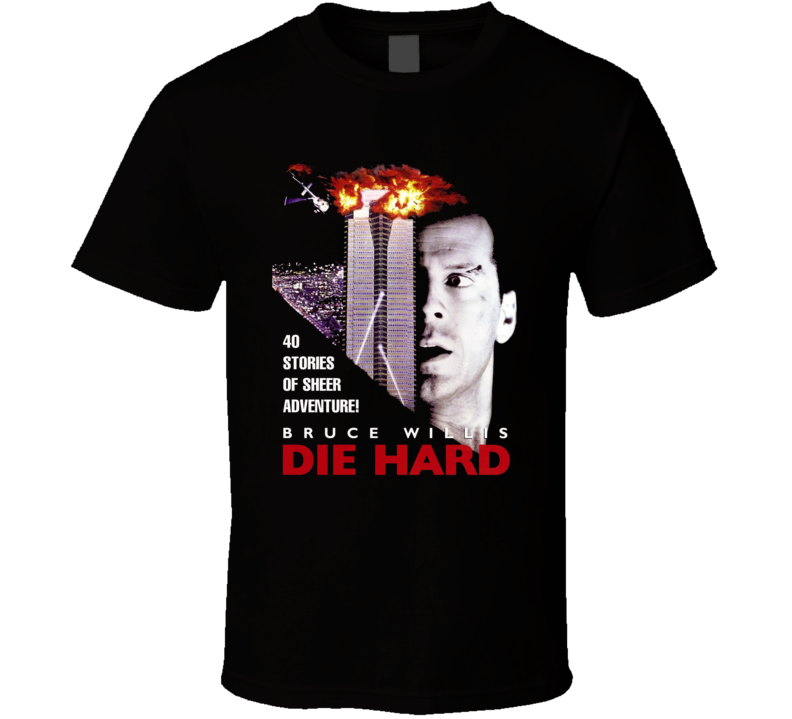 Die Hard Bruce Willis Retro Action Movie T Shirt Die Hard Bruce Willis Retro Action Movie T Shirt