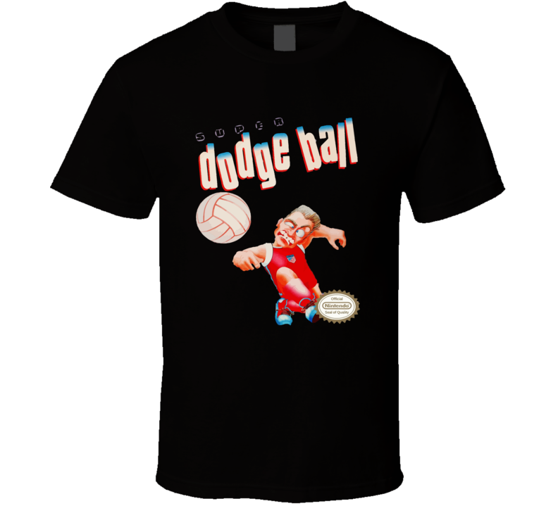 Super Dodge Ball Retro Nes Video Game Box Art T Shirt Super Dodge Ball Retro Nes Video Game Box Art T Shirt