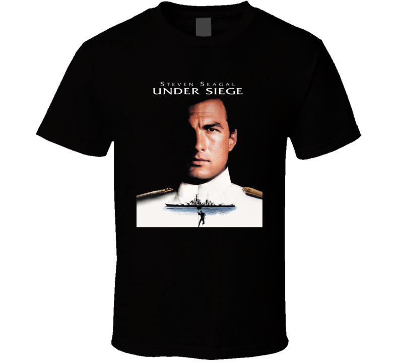 Under Siege Steven Segal Retro Action Movie T Shirt Under Siege Steven Segal Retro Action Movie T Shirt