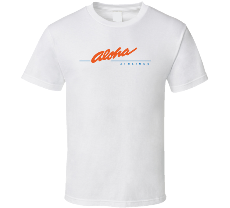 Aloha Airlines Retro Defunct Airline T Shirt Aloha Airlines Retro Defunct Airline T Shirt