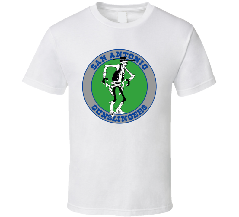 San Antonio Gunslingers Usfl Retro 80's Football T Shirt San Antonio Gunslingers Usfl Retro 80's Football T Shirt