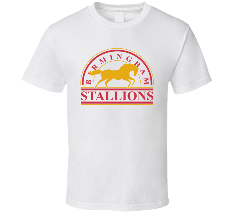 Birmingham Stallions Usfl Retro 80's Football T Shirt Birmingham Stallions Usfl Retro 80's Football T Shirt
