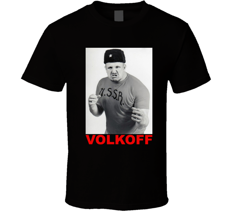 Nikolai Volkoff Retro Wrestling Ussr T Shirt Nikolai Volkoff Retro Wrestling Ussr T Shirt