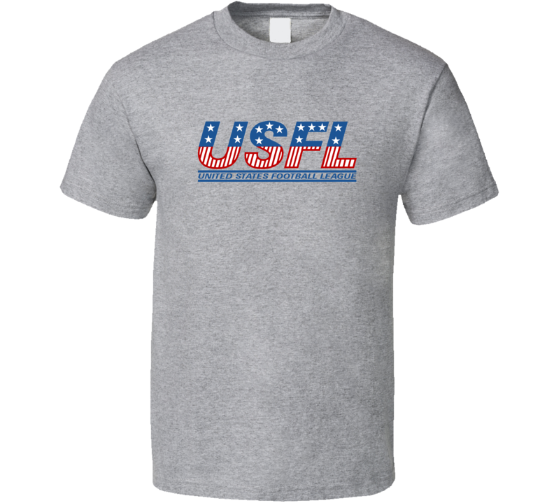 Usfl Retro Football League Logo T Shirt Usfl Retro Football League Logo T Shirt