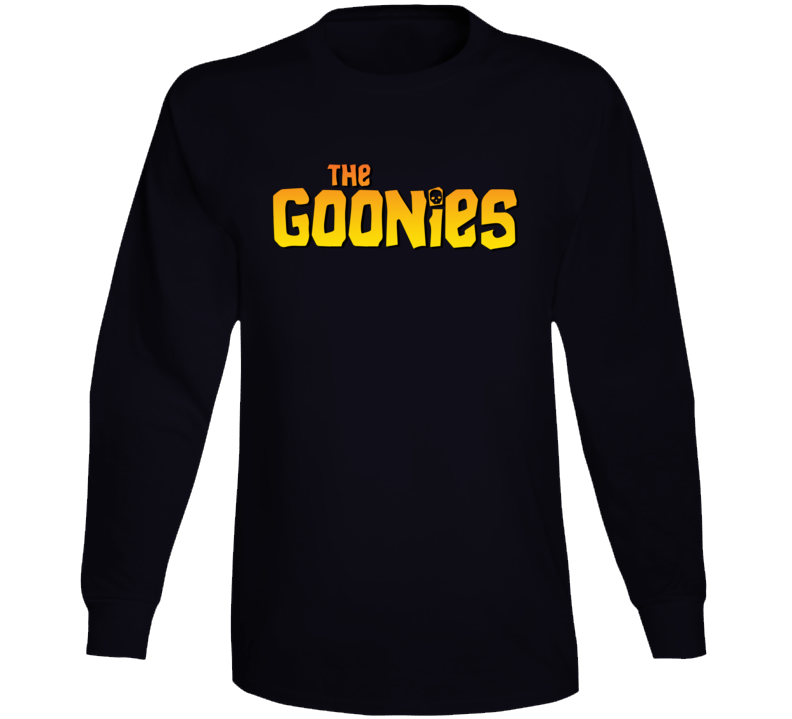 The Goonies Classic Kids 80's Movie Long Sleeve T Shirt The Goonies Classic Kids 80's Movie Long Sleeve T Shirt
