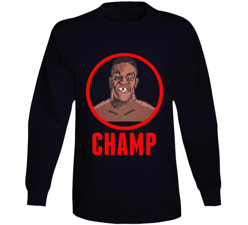 Mike Tyson's Punchout Nes Boxing Retro Video Game Long Sleeve T Shirt Mike Tyson's Punchout Nes Boxing Retro Video Game Long Sleeve T Shirt
