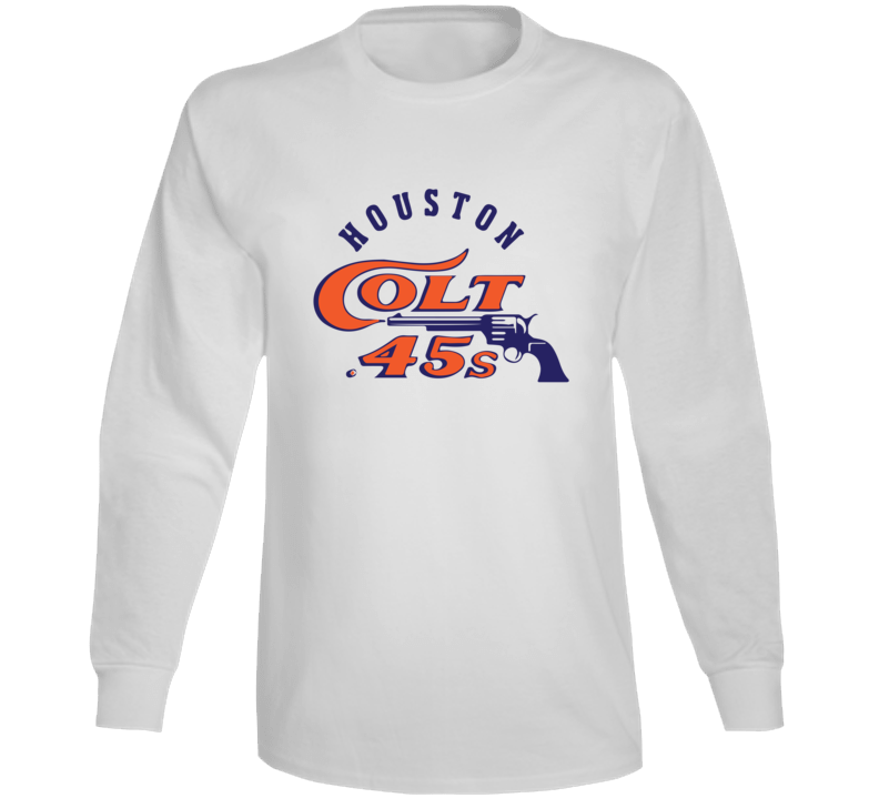 Houston Colt 45s Retro Baseball Long Sleeve T Shirt Houston Colt 45s Retro Baseball Long Sleeve T Shirt