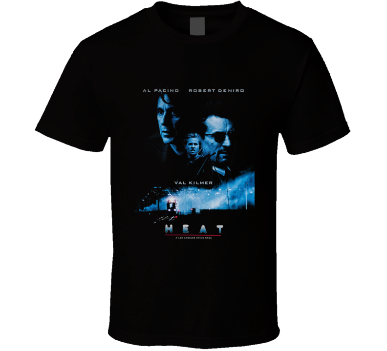 Heat De Niro Pachino Retro Gangster Movie T Shirt Heat De Niro Pachino Retro Gangster Movie T Shirt