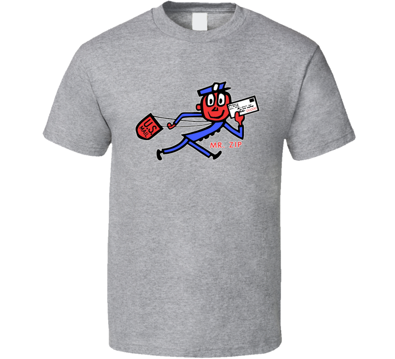 Mr Zip Usps Usa Postal Service Mascot T Shirt Mr Zip Usps Usa Postal Service Mascot T Shirt
