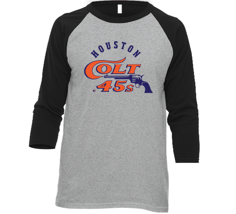 Houston Colt 45s Retro Baseball Team Baseball Raglan T Shirt Houston Colt 45s Retro Baseball Team Baseball Raglan T Shirt