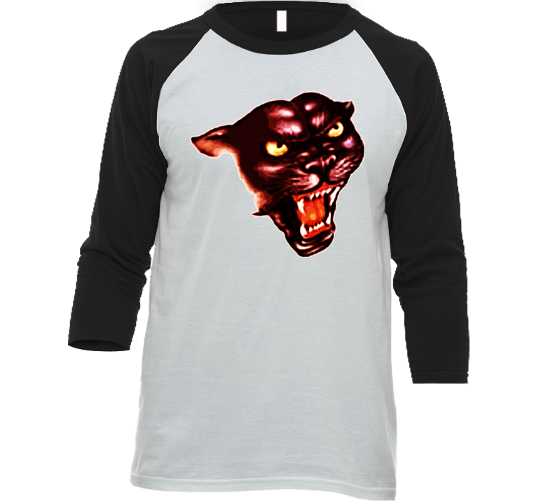 Rowdy Roddy Piper Panther Baseball Raglan T Shirt Rowdy Roddy Piper Panther Baseball Raglan T Shirt