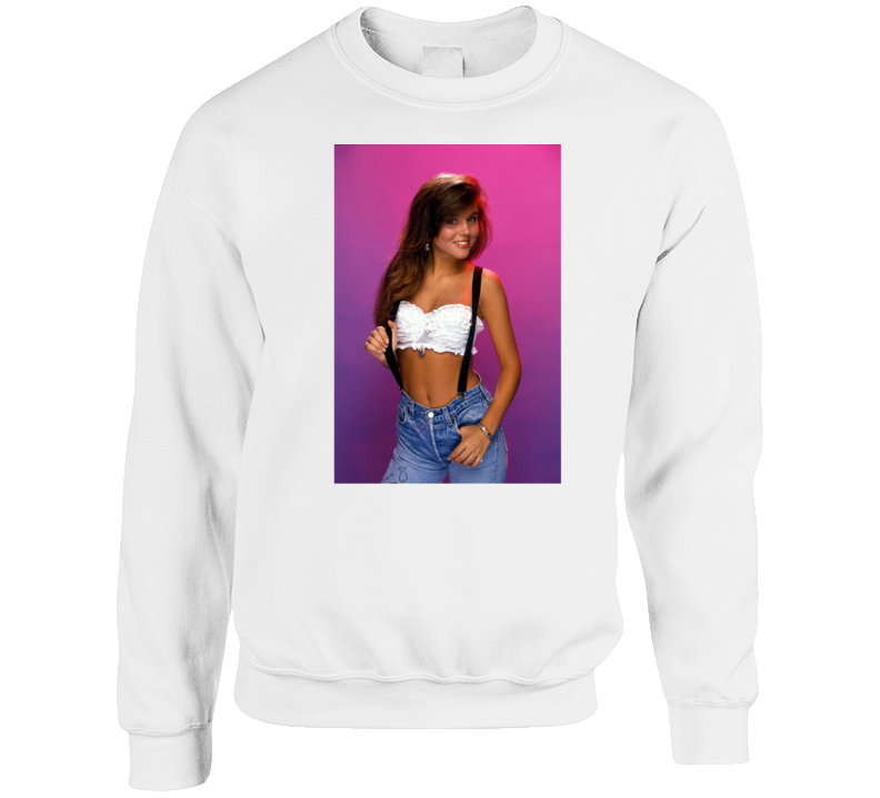 Kelly Kapowski Saved By The Bell Retro 80's Crewneck Sweatshirt T Shirt Kelly Kapowski Saved By The Bell Retro 80's Crewneck Sweatshirt T Shirt