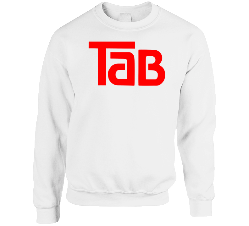 Tab Cola Retro Soda Soft Drink Beverage Crewneck Sweatshirt T Shirt Tab Cola Retro Soda Soft Drink Beverage Crewneck Sweatshirt T Shirt