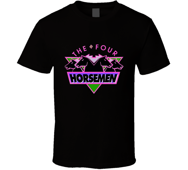 Four 4 Horsemen Classic Wrestling Wcw Logo Crewneck Sweatshirt T Shirt Four 4 Horsemen Classic Wrestling Wcw Logo Crewneck Sweatshirt T Shirt