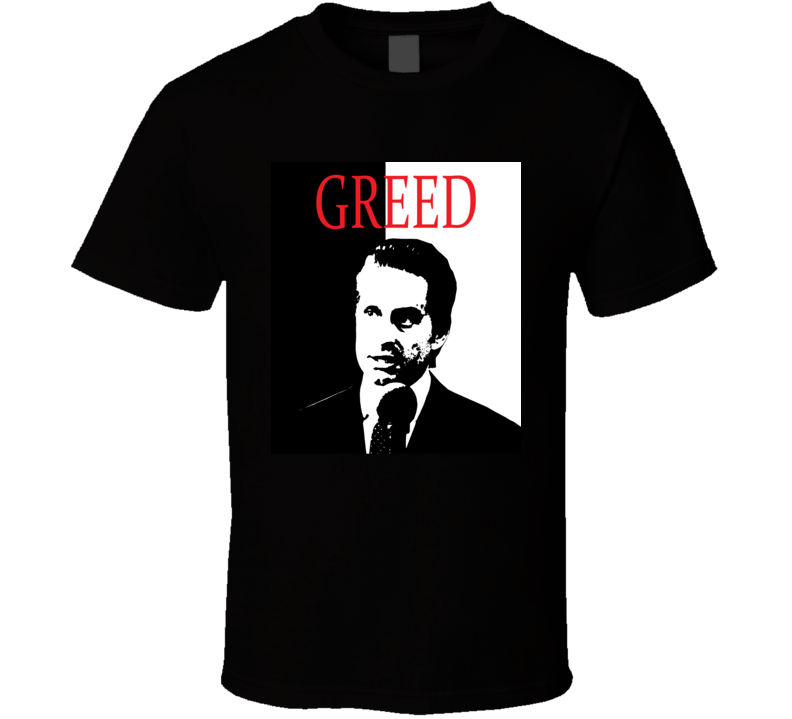 Wall Street Gorden Gekko Scarface Style Retro Movie T Shirt T Shirt Wall Street Gorden Gekko Scarface Style Retro Movie T Shirt T Shirt