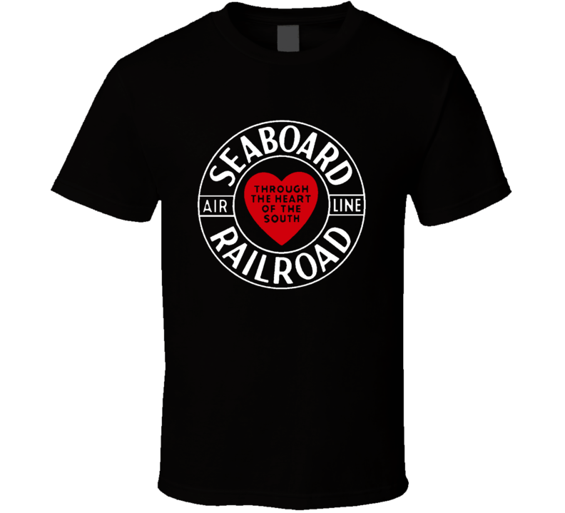 Seaboard Railroad Retro Railways Train T Shirt Seaboard Railroad Retro Railways Train T Shirt