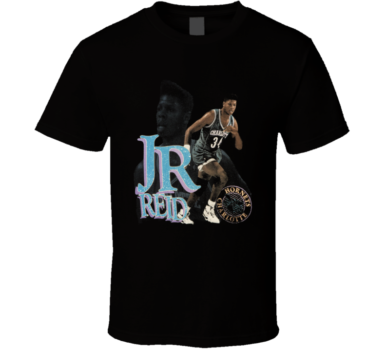 Jr Reid Charlotte Basketball Retro T Shirt Jr Reid Charlotte Basketball Retro T Shirt