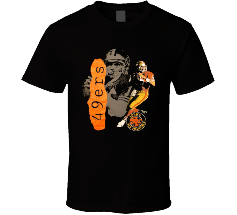 Joe Montana Retro San Francisco Football Legend T Shirt Joe Montana Retro San Francisco Football Legend T Shirt