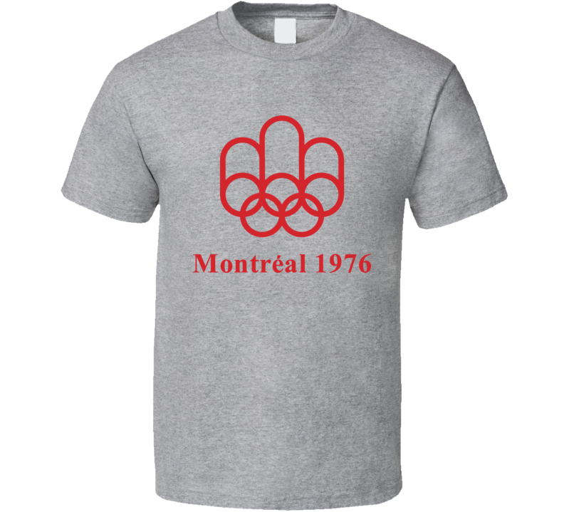 1976 Montreal Summer Olympics Olympiad T Shirt 1976 Montreal Summer Olympics Olympiad T Shirt